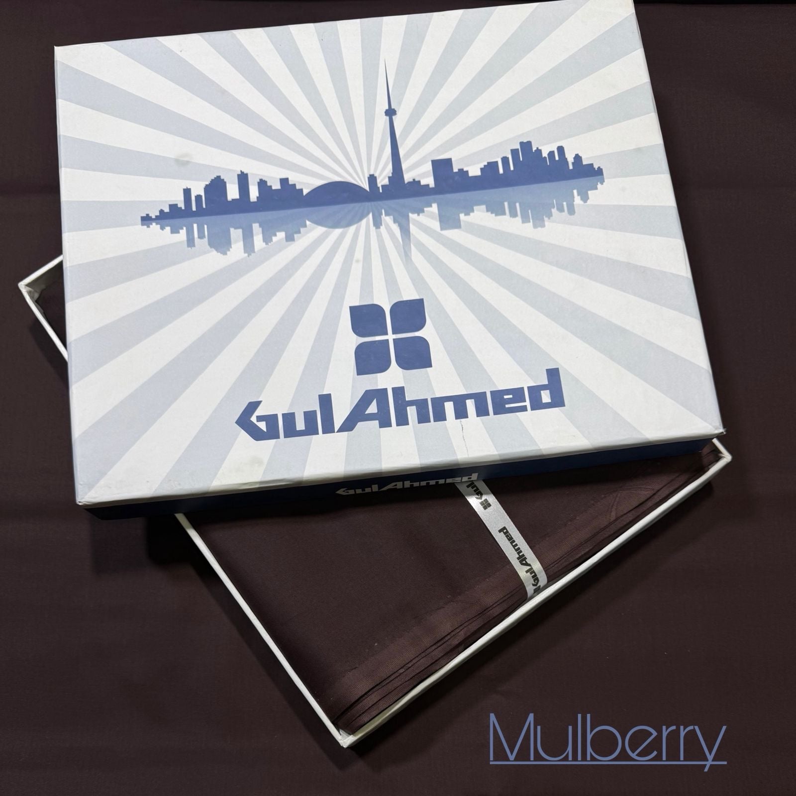 GUL AHMAD PREMIUM COTTON (DARK BROWN)
