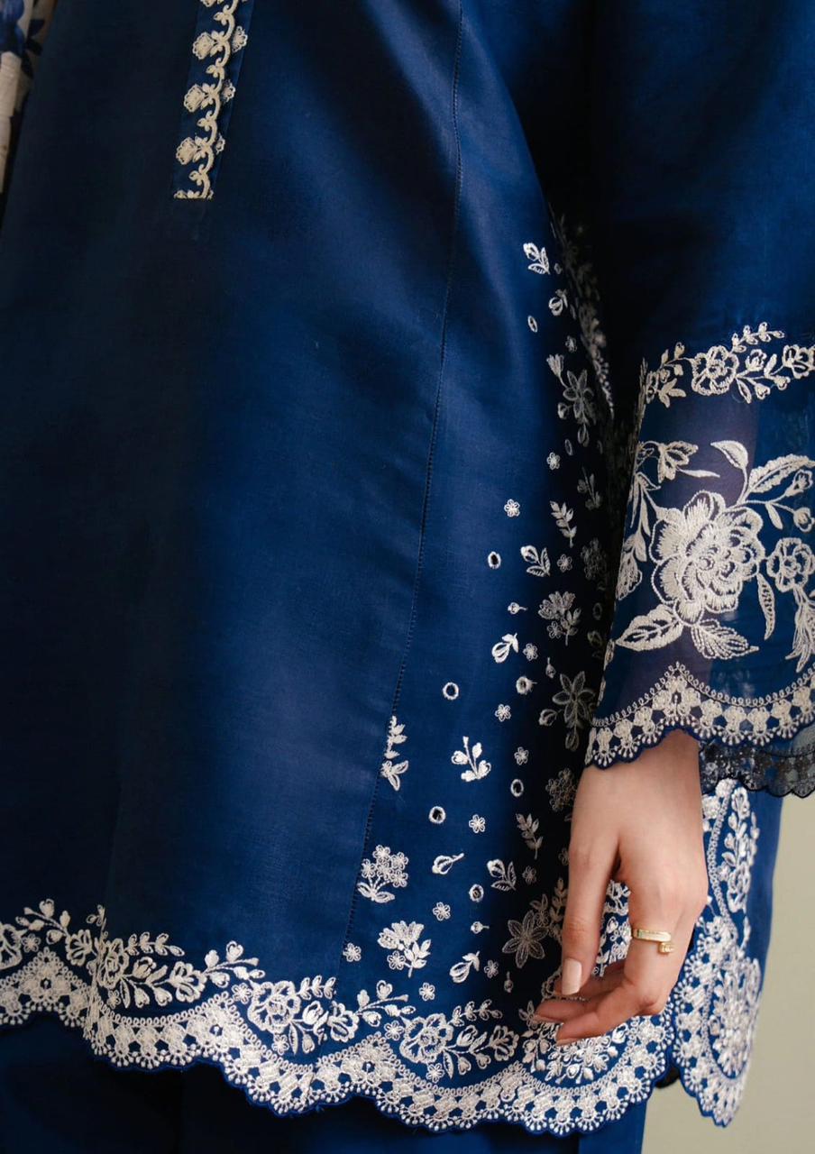 COCO BY ZARA SHAHJAHAN DHANAK EMBROIDERD UNSTICH 3PC (WA-271)