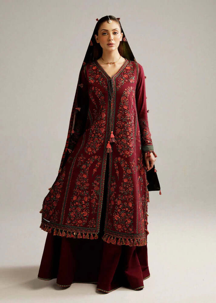Heavy Embroidered Lawn 3pc