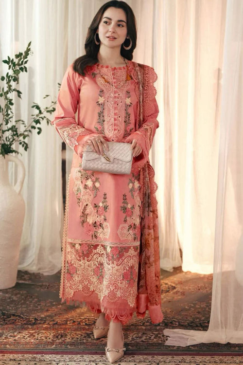 COCO BY ZARA SHAHJAHAN DHANAK EMBROIDERD UNSTICH 3PC (WA-244)