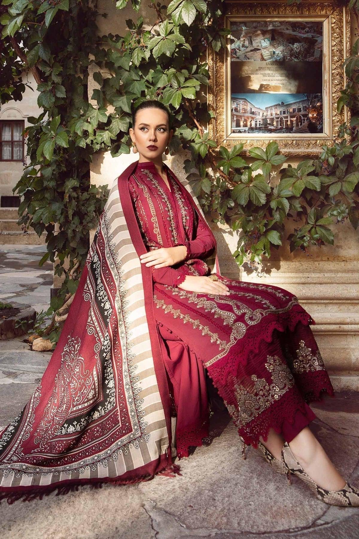 Heavy Embroidered Lawn 3pc