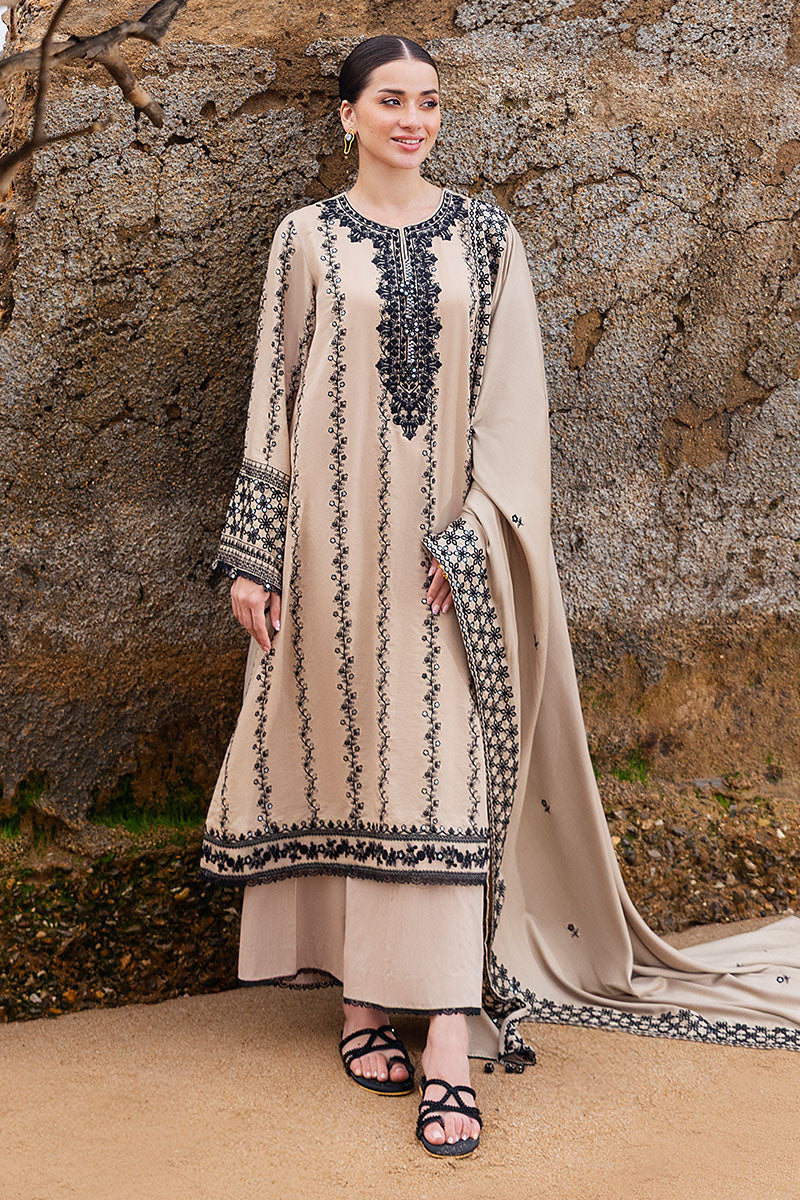 CROOS STICH LAWN EMBROIDERD UNSTICH 3PC (WA-6477)