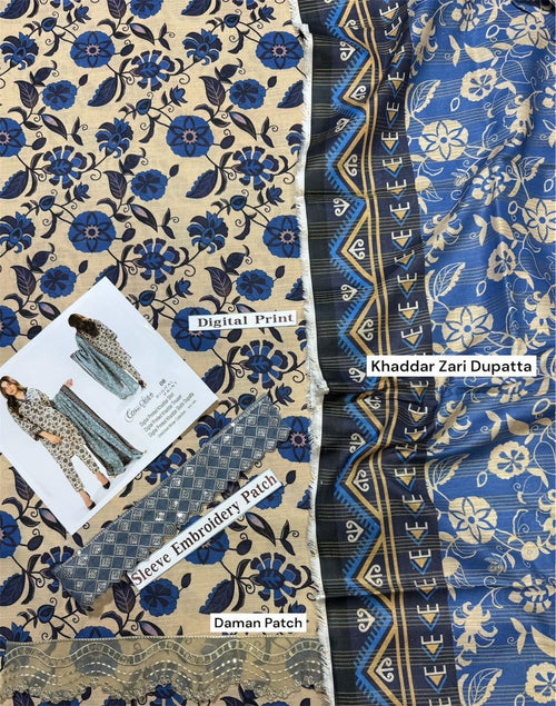 CROOS STICH-KHADDAR UNSTICH 3pc(WA-655)