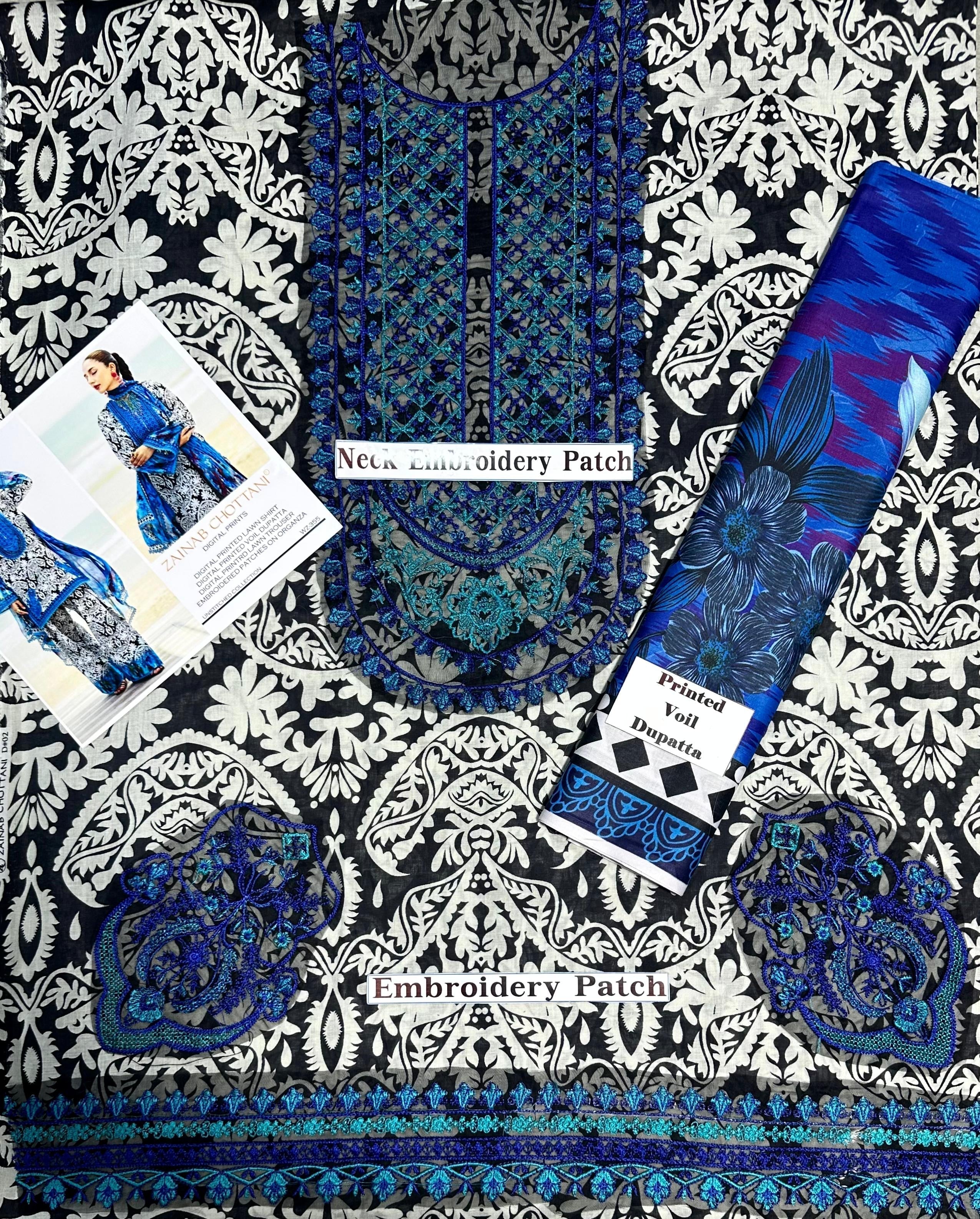 Zainab Chotani 3pc sl-zc-003