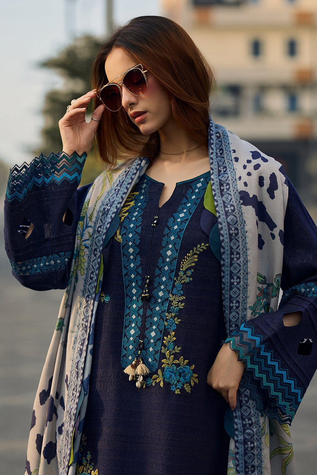 CHIRZMA MOST DEMANDING ARTICAL LAWN EMBROIDERD UNSTICH 3PC (WA-7890)